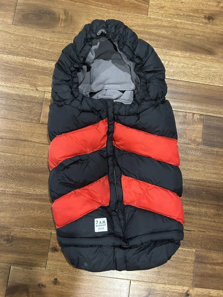 Bolso Cochecito 7am Enfant 212 Evolution con Extensor y Estuche Rojo y Negro Impecable Foto 2 de 4