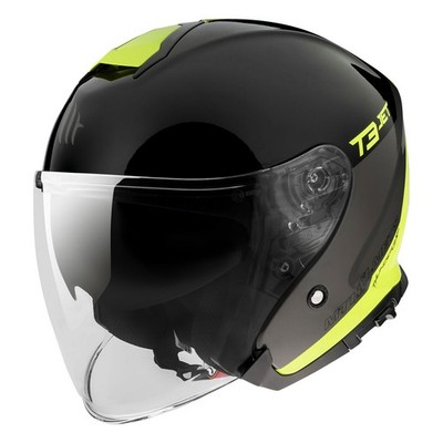 JET HELMET MT HELMETS THUNDER 3 SV JET XPERT C3 GLOSSY YELLOW