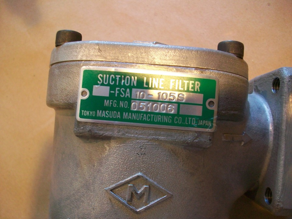 Masuda Filter Masuda Suction Line Filter FSA10-105S NEW | eBay