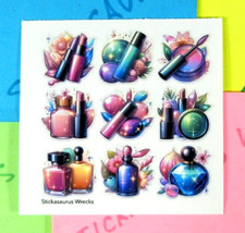 Cosmetic Makeup  Perfumes Scrapbook Mini Sticker Sheet