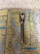 Loos & Co. #MS 20667-8  Stainless Steel Fork End.  Cable Dia. 1/4".