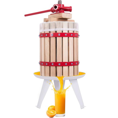 Fruit Pressed Wine Cider Maker Crusher Apple Juicer Homemade Kit Tool Hard Wood - Picture 7 of 10