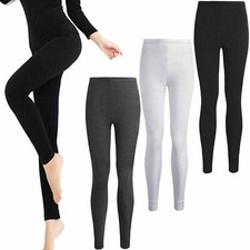 WOMENS LADIES THERMAL LONG JOHNS UNDERWEAR WINTER SKI LEGGINGS BOTTOM TROUSERS