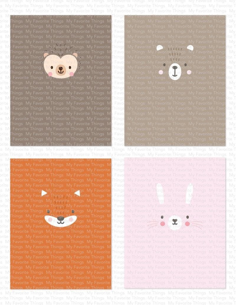 My Favorite Things Friendly Forest Faces Die-namics Set, MFT- 2276