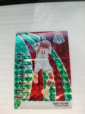 2023-24 Panini Mosaic - Elevate Green Mosaic Prizm #11 Trae Young (JGA)