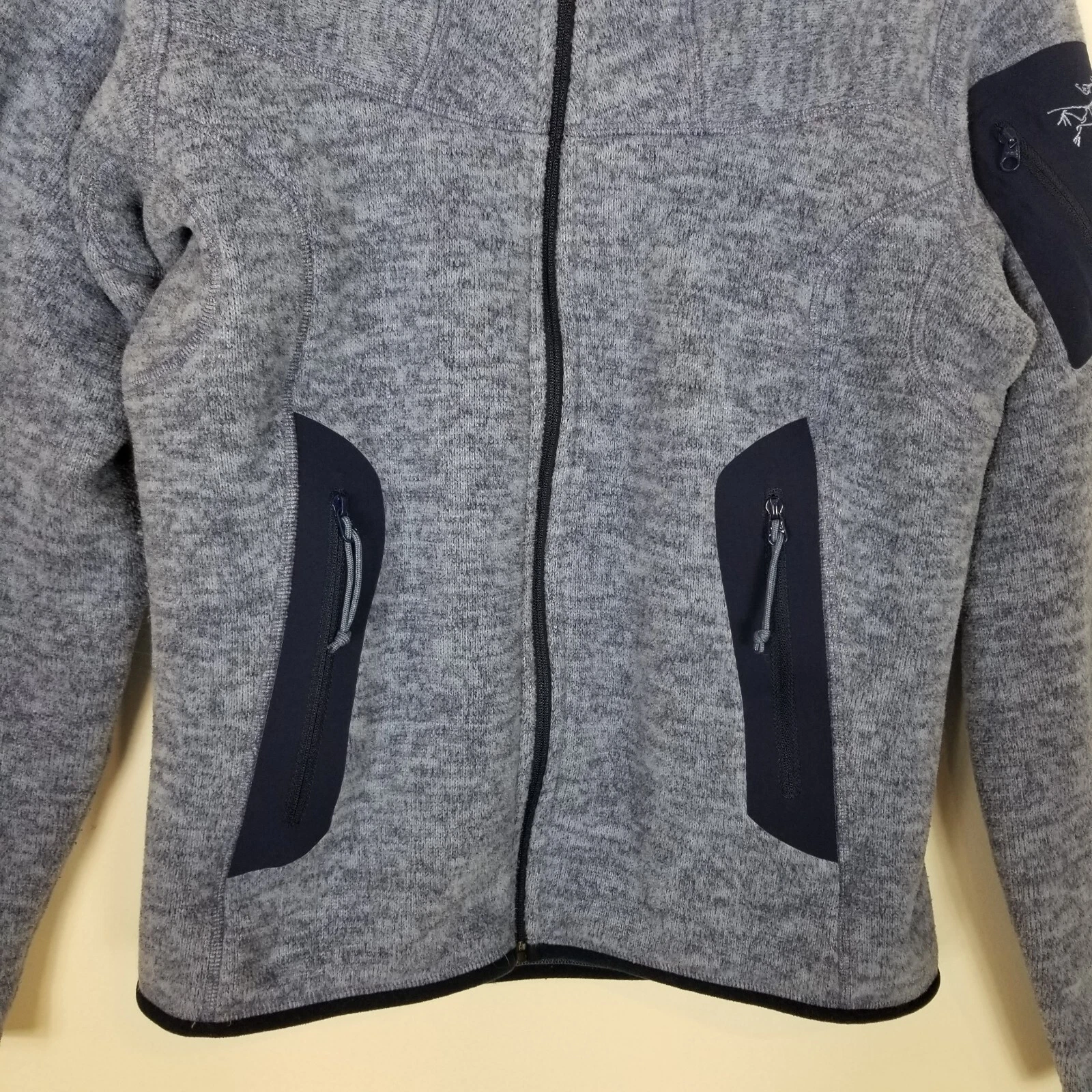 arcteryx full zip fleece polartec outdoor jacket