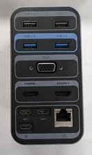 UDS009 Docking Station Dual Monitor 13-In-2 Triple Display USB-C Hub for MacBook