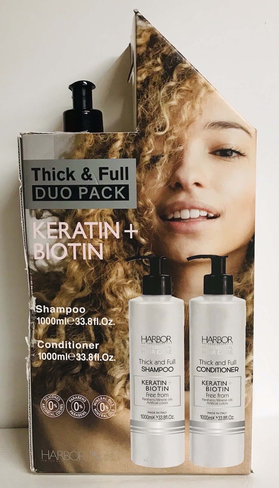 2Pack Harbor Thick & Full Shampoo & Conditioner with Keratin