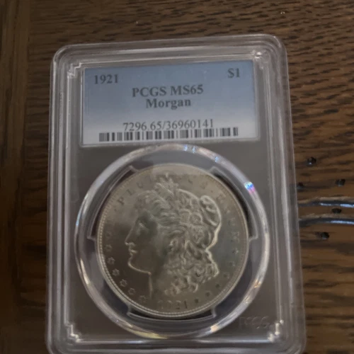 1921 Morgan Dollar PCGS MS-65