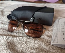 VERY RARE Oakley GAUGE 8 OO4124-1462 PRIZM POLARIZED sunglasses NEW IN BOX Brown