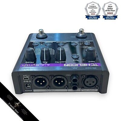 TC-Helicon VoiceTone Synth Vocal Effects Processor Pedal TC-Helicon VoiceTone Synth Vocal Effects Processor Pedal
