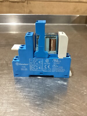 Finder Socket Type 95.05 (w/ Relay Type 40.52 & 99.02.9.024.99) NOS