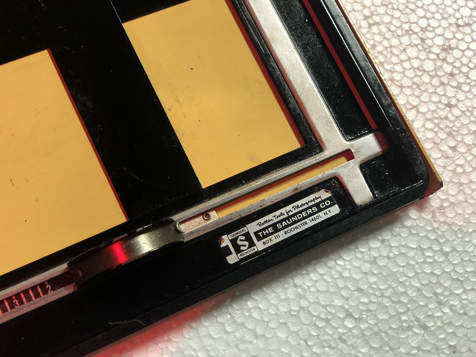 Saunders 11x14 4 Blade Easel Darkroom photo Paper Easel great Working