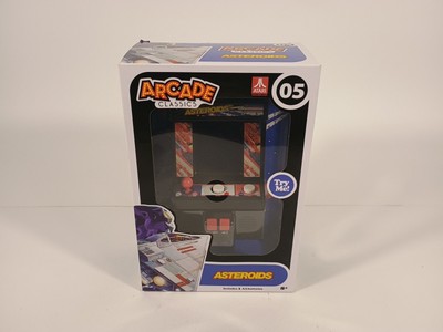 Arcade Classics #05 Asteroids Atari Retro Gaming Mini Arcade Game New