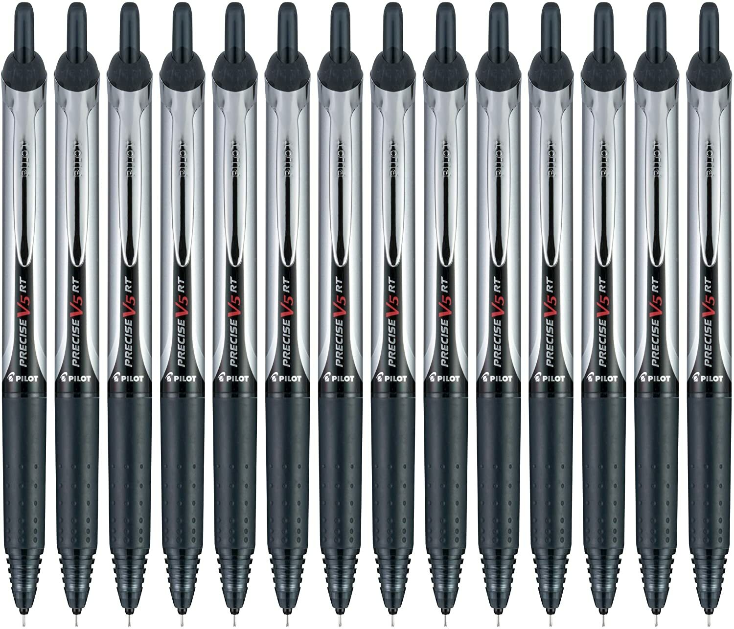 Precise V5 RT Refillable & Retractable Liquid Ink Rolling Ball Pens, Extra Fine