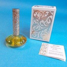 Botella decantadora coleccionable de baño y cuerpo de 0,5 oz de aceite de perfume Avon años 70 de colección con caja nueva de colección