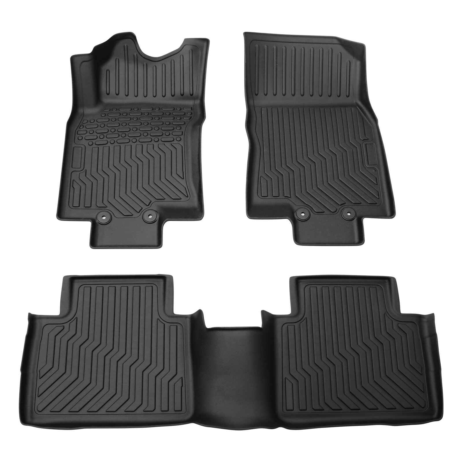 Car Floor Mats for 2014-2020 Nissan Rogue,NO FIT Rogue Sport,Black Cargo Liner
