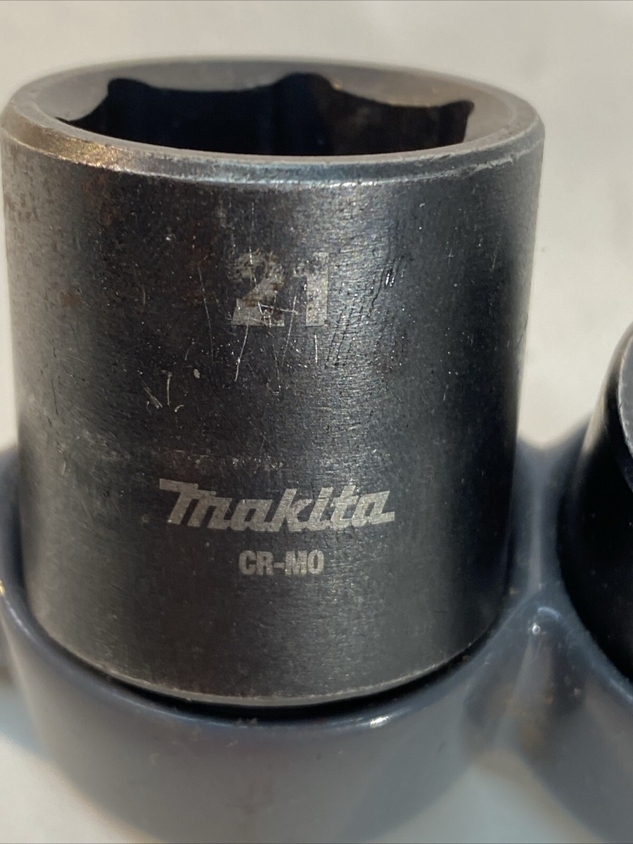 Makita 9 Piece Impact Socket Set 3/8” Drive 6-point with Storage