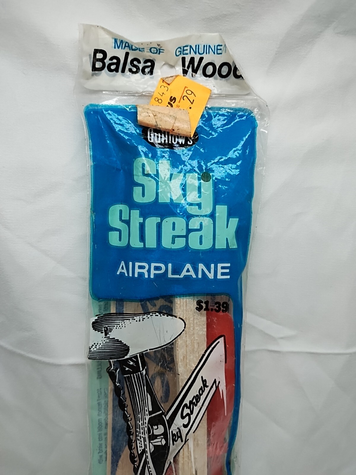 Guillows Sky Streak Airplane Rubber Powered No 50