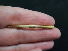 Vintage Gold Tone Men's Vintage Collar Bar GOES UNDER TIE CC