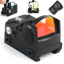 Red Dot Sight 2 MOA Mini Reflex Sight Red Dot Optic with Shake Awake 20mm Rail
