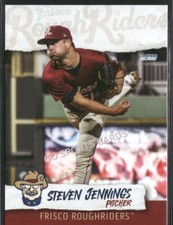 2025 Frisco RoughRiders Steven Jennings RC Rookie Texas Rangers Minor League