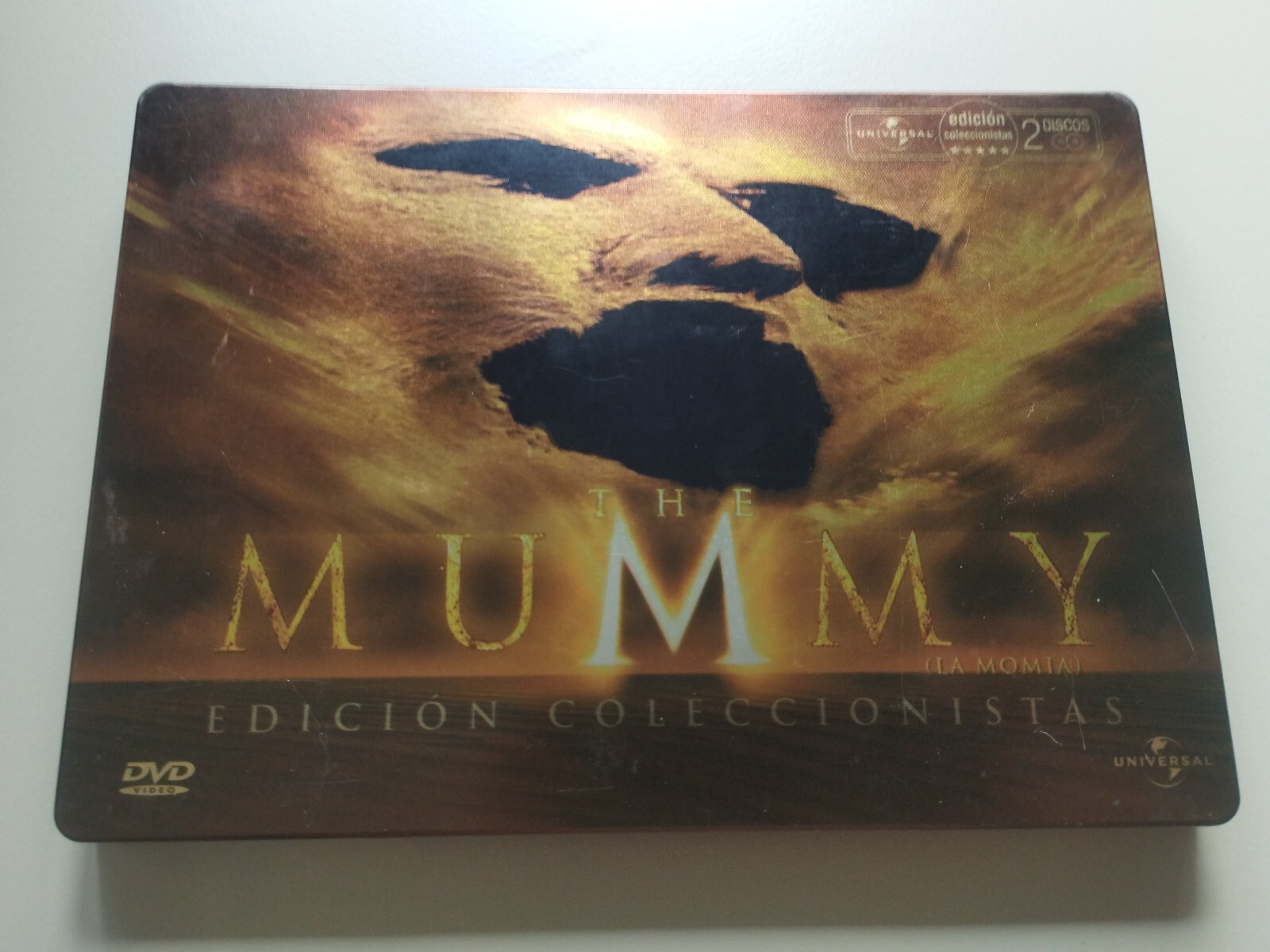 The Mummy Collector's Edition 2 X DVD Steelbook Spanish English Reg 2 Am