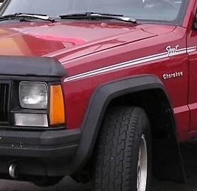 SPORT STRIPE Fits: 1991-93 JEEP CHEROKEE XJ -  DECAL - 4 DOOR 3M Film - Image 2 of 4
