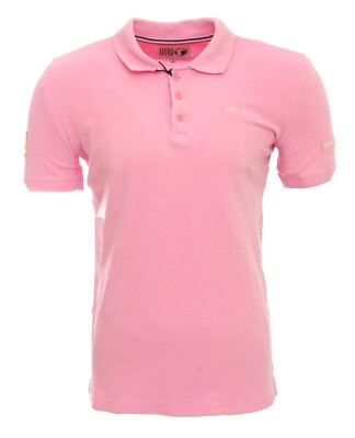 Steve Mc Queen Hero Seven Herren Poloshirt Pink SMQ E23403 Poloshirt Strawber...