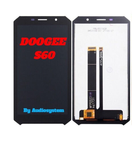 Pantalla LCD + Táctil Para Doogee S60, S60 Lite Digitalizador De Negro Vidrio - Afbeelding 1 van 1