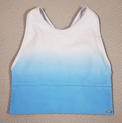 Victoria Secret Pink Active Seamless Lightly Lined Sports Bra Size Medium Ombre