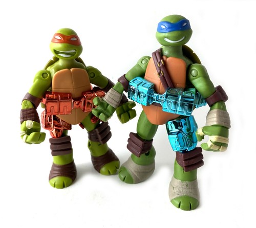 Leo TMNT Ninja Turtles Figures Lot 2015 