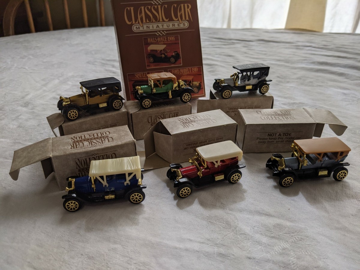Collectors Set Of Classic Car Miniatures | eBay