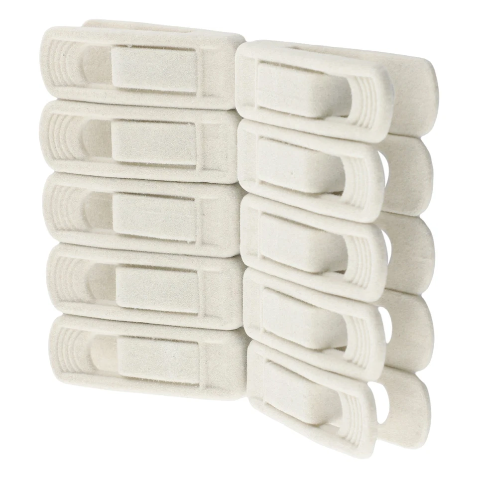 Aufh?nger-Clips 10St Winddicht W?scheklammern F??r Samt Hosen Kleiderb??gel - Bild 4 von 4