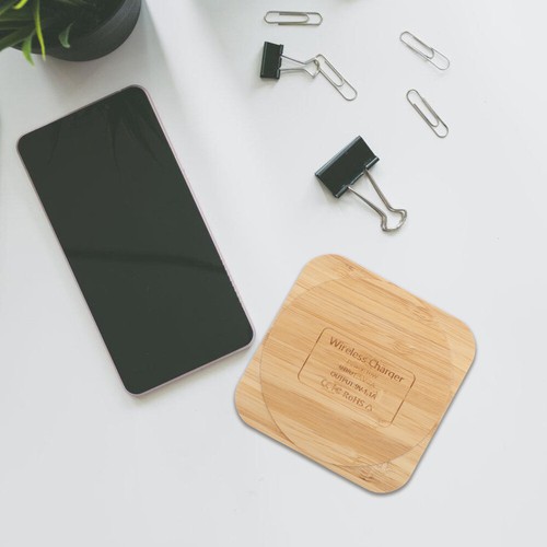 1PC 10W Wireless Phone Charger Portable Mobile Phone Recharger Wooden Phone - 第 10/12 張圖片