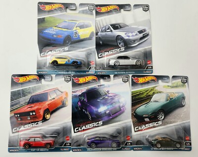 Hot Wheels  2023 Car Culture: Modern Classics 5pcs set Honda Civic EG '91 Miata