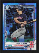 Nick Yorke 2021 Bowman Chrome Sapphire Edition Prospects Boston Red Sox #BCP-243