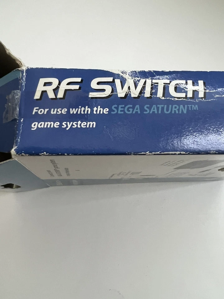 NEW Sega Saturn Vintage Retro Video Game Console RF Switch Performance 1997 TV - Image 3 of 3