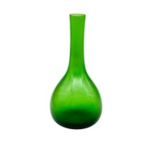 Vase grün 14,2 m 50er 60er Glas Blumenvase Dekoration