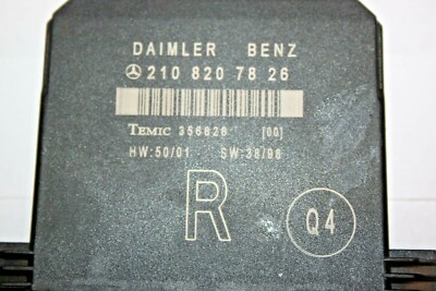 210 820 78 26 ✓96-03 MERCEDES RIGHT PASSENGER DOOR CONTROL MODULE