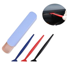 3PCS Car Vinyl Wrap Tuck Tools Gasket Micro Squeegee for Window Tint Application