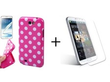 Protective Case Frame Cover For Samsung Galaxy Note2 N7100 + Film