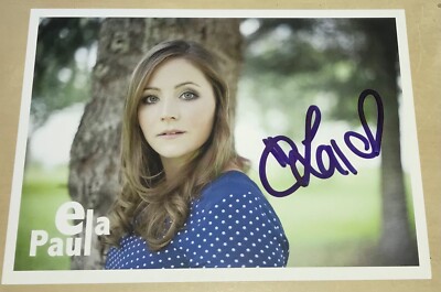 Ela Paul Original signierte Autogrammkarte Autogramm Karte Unter Uns #15
