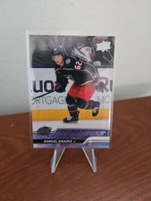 2023-24 Upper Deck Series 2 #483 Samuel Knazko Young Guns Blue Jackets RC
