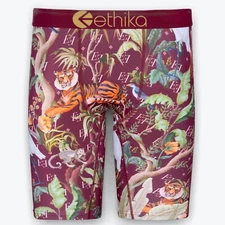 Brand New Mens Ethika Staple Boxer Brief Got Tha Bag Brown