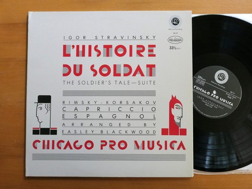 RR-17 Stravinsky L'Histoire Du Soldat Chicago Pro Music Reference Rec. *REDUCED*