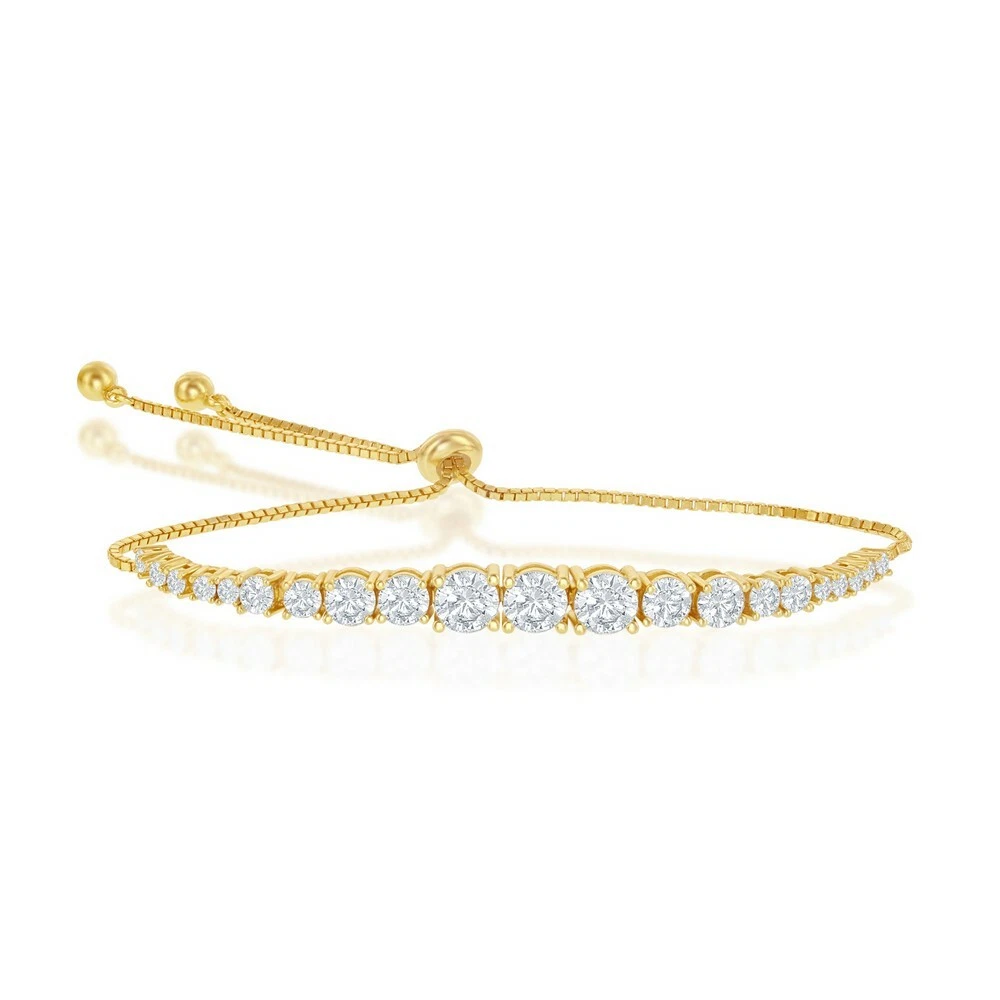 Cz bolo bracelet deals