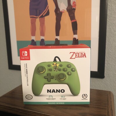 Legend of Zelda Nintendo Switch NANO Wired Controller by PowerA - Link Toon!