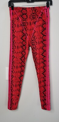Adidas X IVY PARK Allover Print Tights HH9822 Women Size S Red