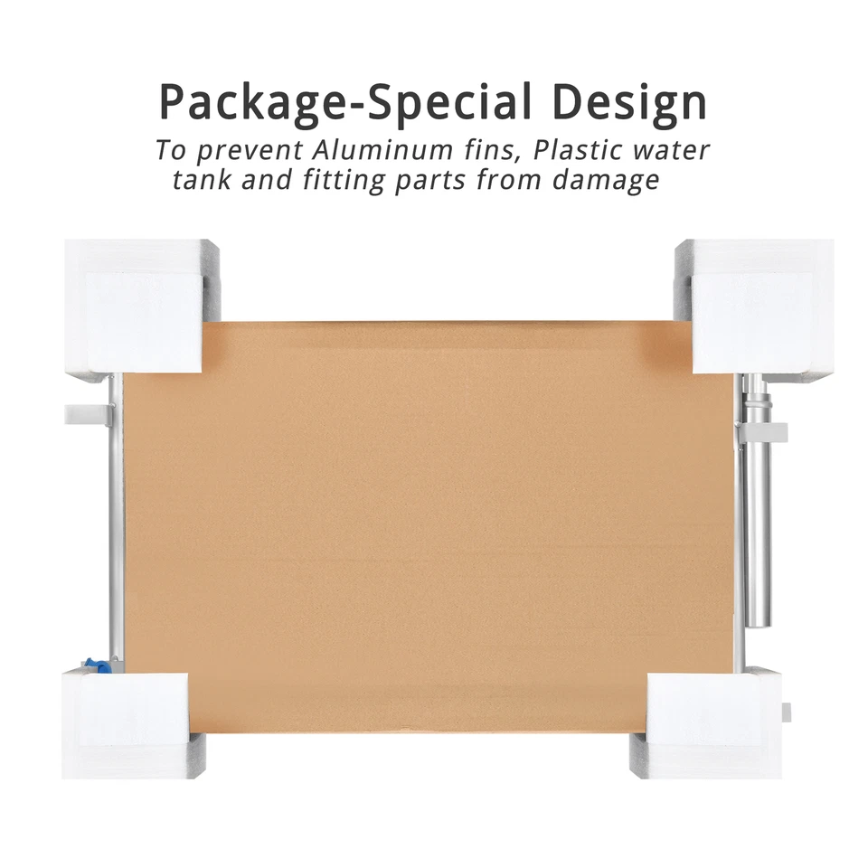 A/C AC Condenser for 2015 2016 2017 2018-2022 Ford Mustang 3.7L 5.0L 5.2L V6 V8 - Image 3 of 4